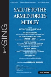 Salute to the Armed Forces Medley SATB choral sheet music cover